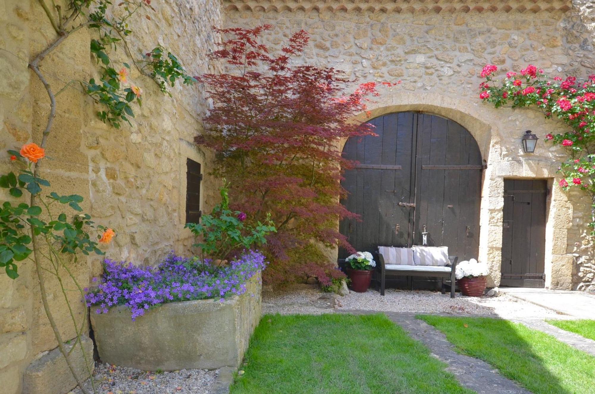 Villa Ferme St Roch Robion en Luberon Exterior foto