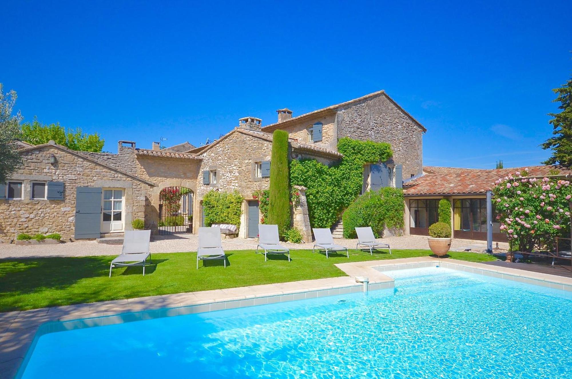 Villa Ferme St Roch Robion en Luberon Exterior foto