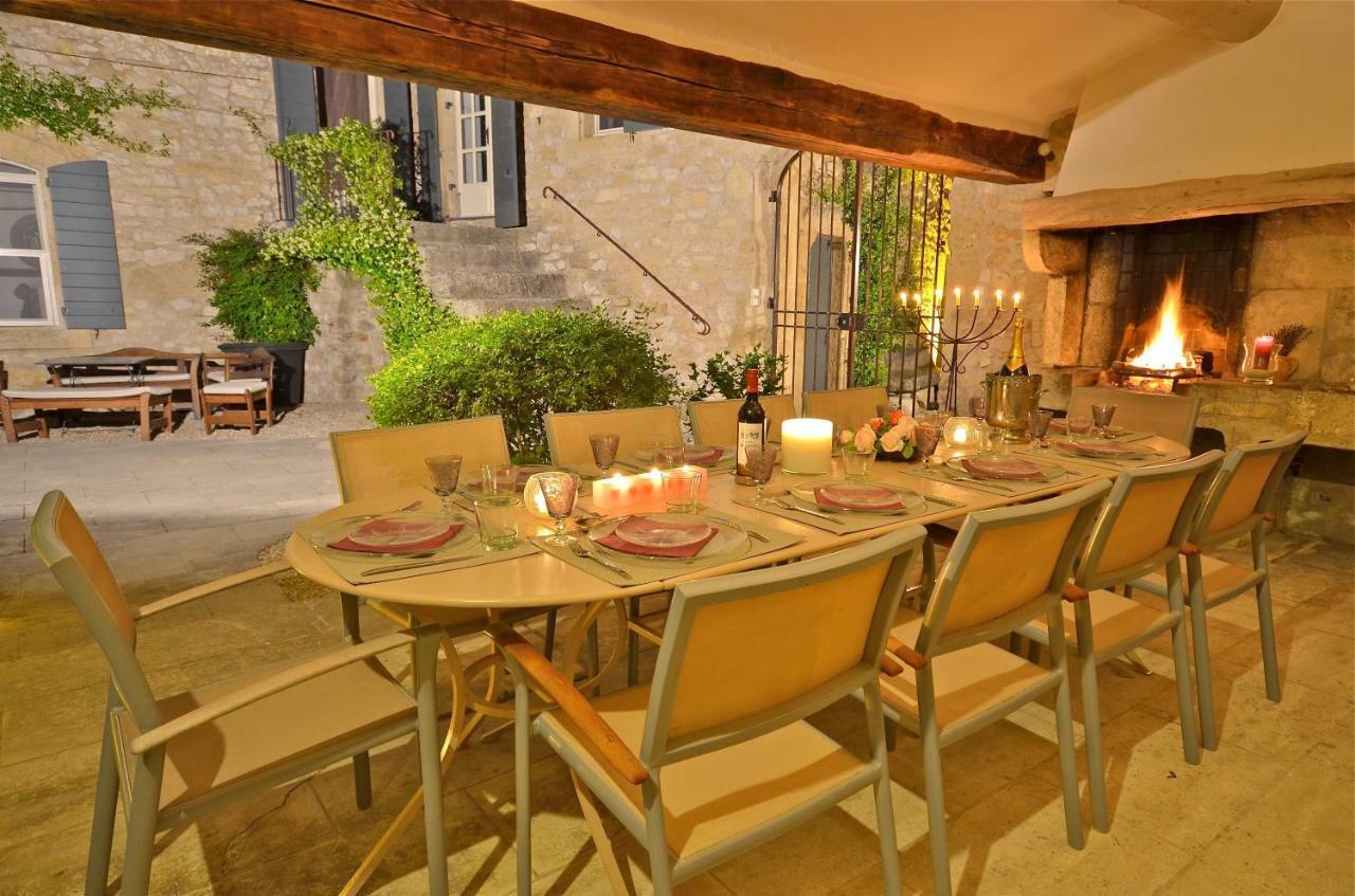 Villa Ferme St Roch Robion en Luberon Exterior foto